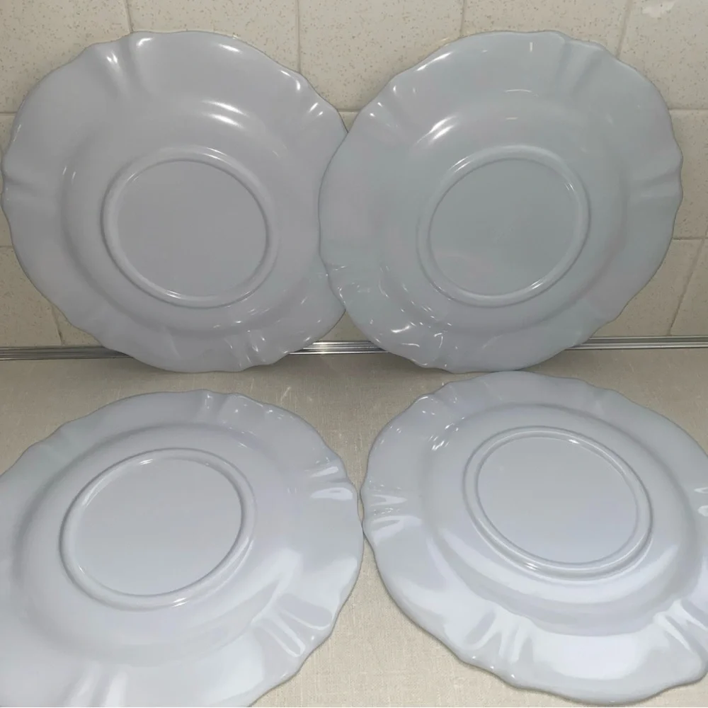 Nicole Miller Melamine Lemon Print Dinner Plates Set‎ Of 4